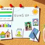 Create a debt-free vision board for daily inspiration