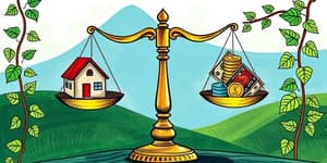 Analyze debt-to-income ratios for sustainable lending