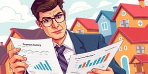 Analyze mortgage payment history for home lending risk