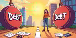 Avoid taking on new debt until existing balances are manageable