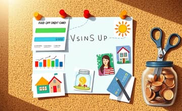 Create a debt-free vision board for daily inspiration
