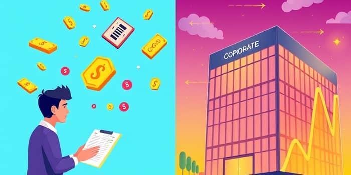 Comparing individual vs. corporate credit metrics