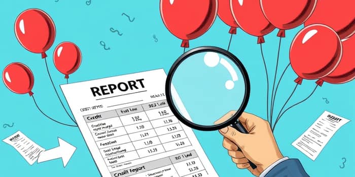 Monitor credit reports for errors that inflate outstanding balances
