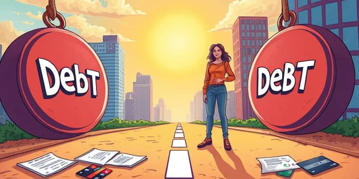 Avoid taking on new debt until existing balances are manageable