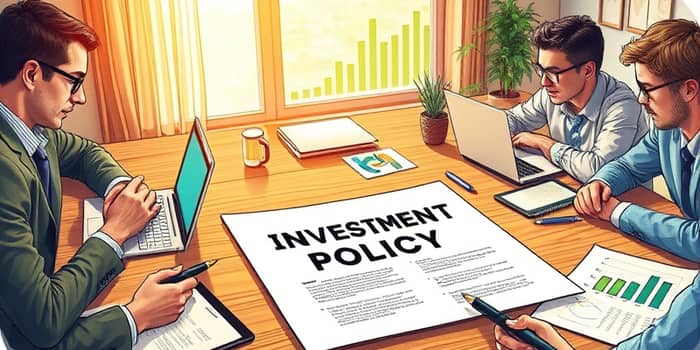 Maintain a written investment policy statement